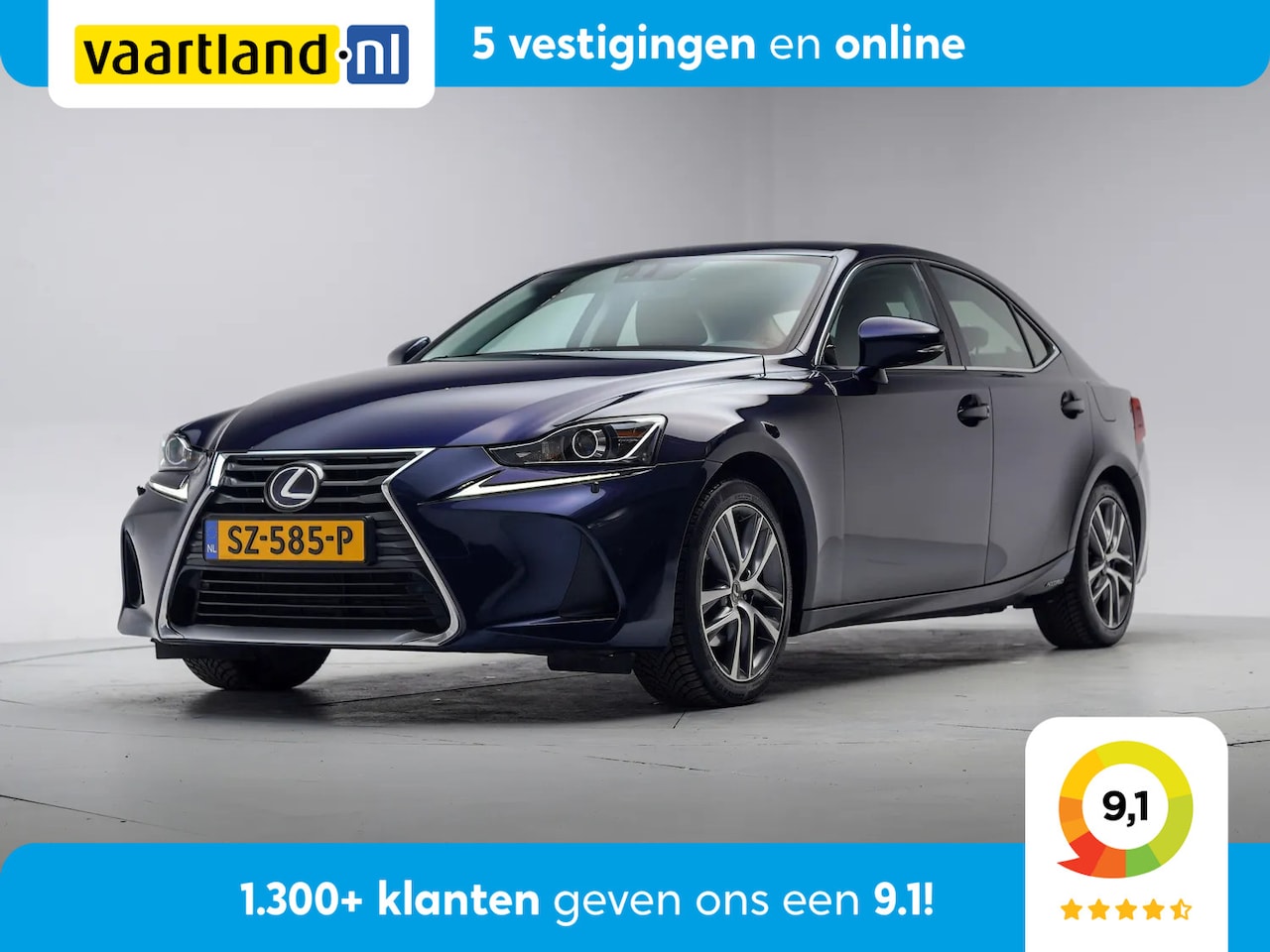 Lexus IS - 300h Hybrid Business Line [ LED Navi Stoelverwarming PDC ] - AutoWereld.nl