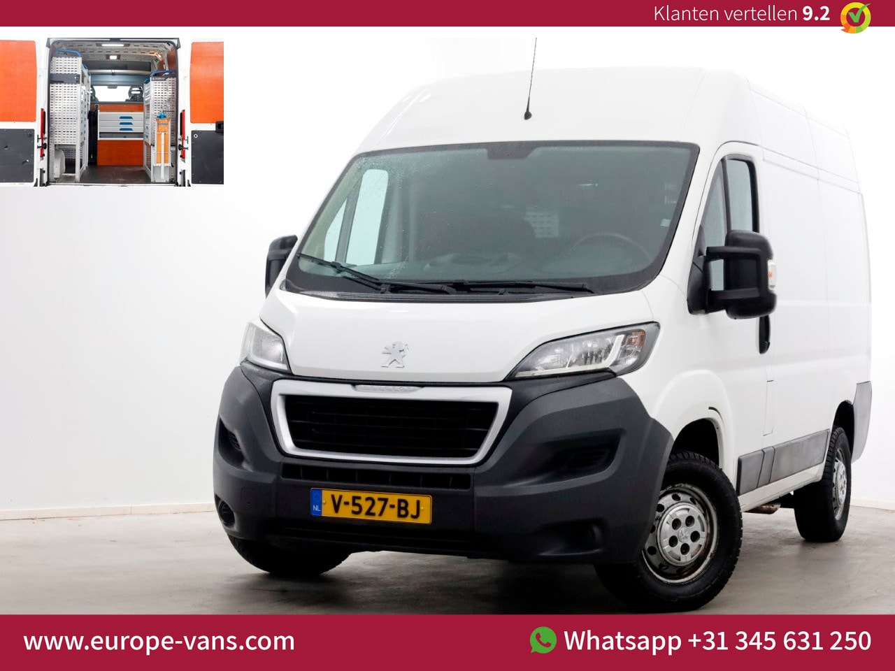 Peugeot Boxer - 2.0 BlueHDI E6 130pk L1H2 Premium Navi/Camera/Inrichting 11-2016 - AutoWereld.nl