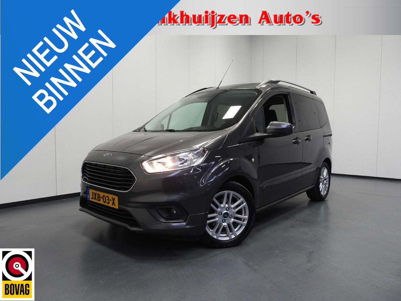 Ford Tourneo Courier - 1.0 EcoBoost Titanium NAVI-APP/CAMERA/CLIMA/16"LMV! - AutoWereld.nl