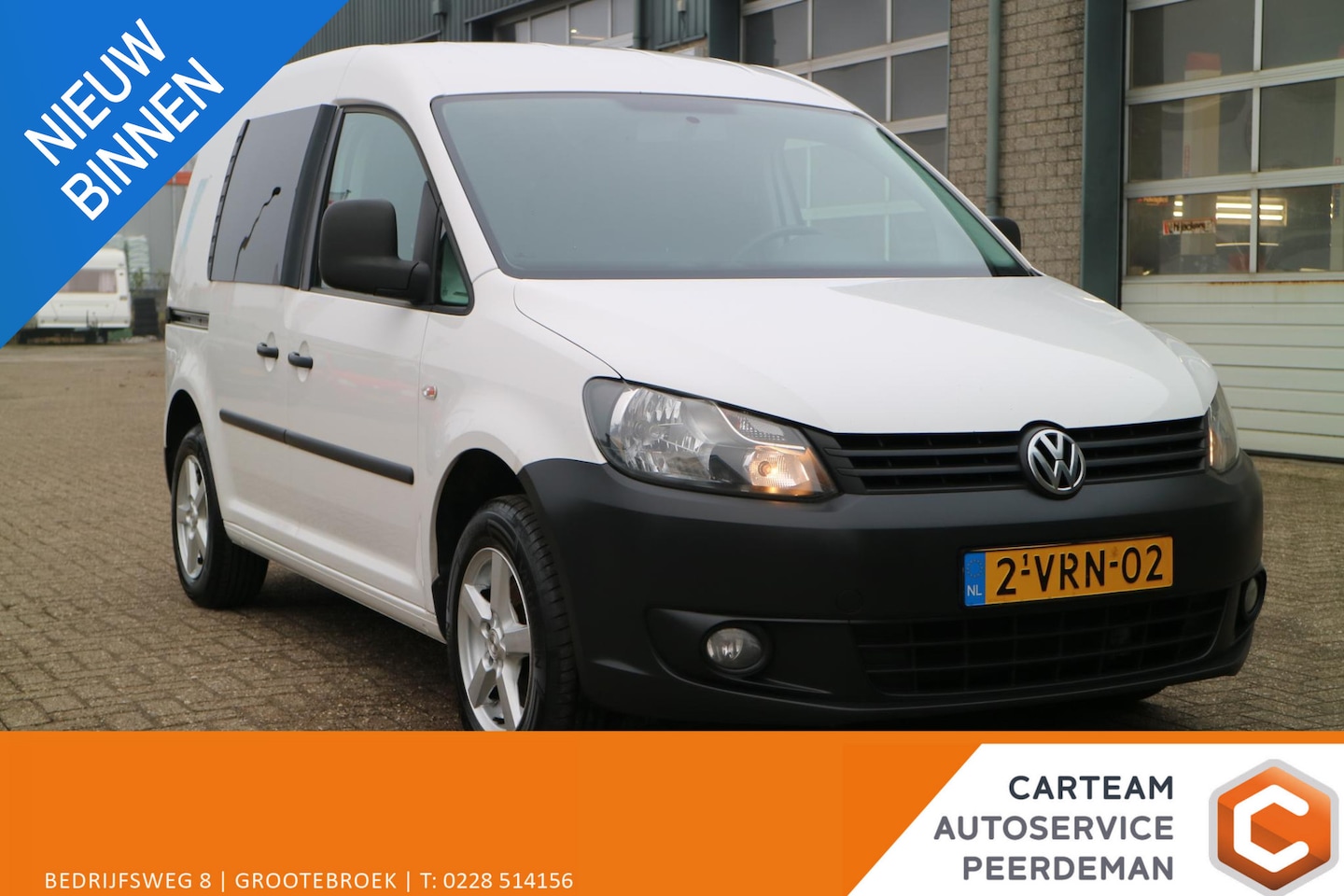 Volkswagen Caddy - 1.6 TDI | Marge! | Airco | LM velgen | Trekhaak | Goed Onderhouden! | - AutoWereld.nl