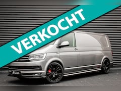 Volkswagen Transporter - 2.0 TDI L2H1 150PK / APPLE CARPLAY / VERLAAGD / LEDEREN BEKLEDING / FULL BLACK / TREKAAK /