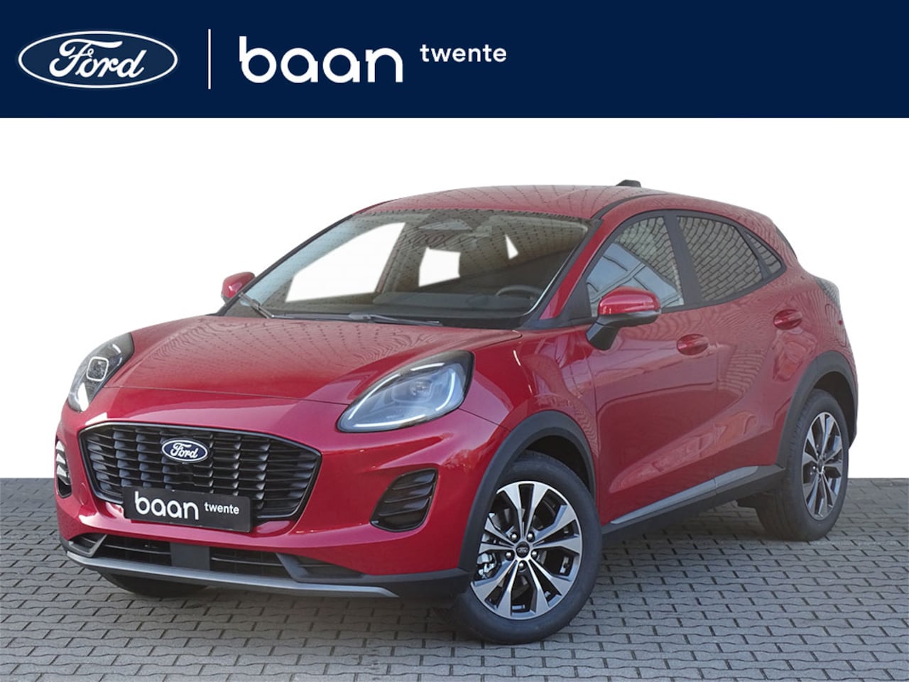 Ford Puma - 1.0 Turbo 125pk Mild Hybride Titanium | Winterpack | Comfortpack | Camera | Fantastic Red - AutoWereld.nl