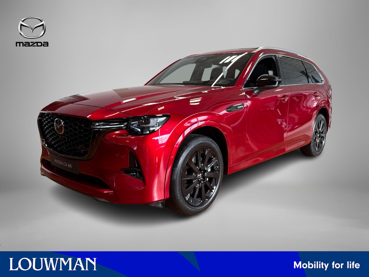 Mazda CX-80 - 2.5 e-SkyActiv PHEV Homura Plus | Diverse kleuren uit voorraad leverbaar! | - AutoWereld.nl