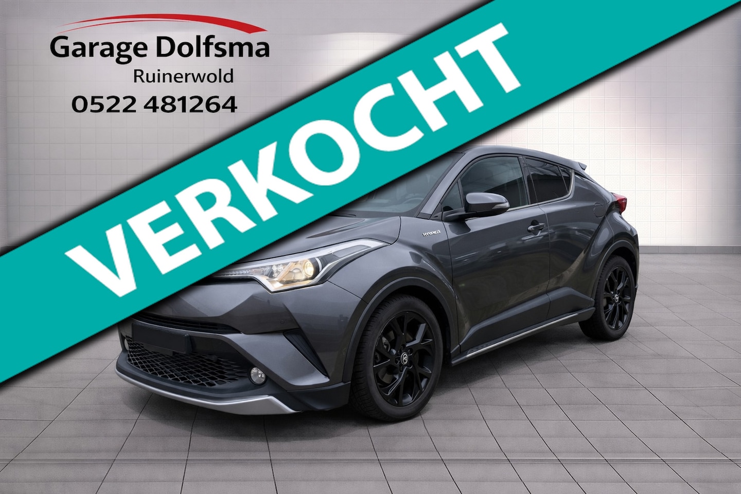 Toyota C-HR - 1.8 Hybrid Black Edition-Leer-Camera-18"- - AutoWereld.nl