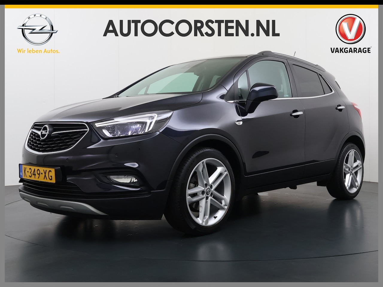 Opel Mokka X - 1.4 Turbo 141PK Leder AGR Comfort Stoelen Navi Camera Ecc Cruise Control Schuif-kanteldak - AutoWereld.nl