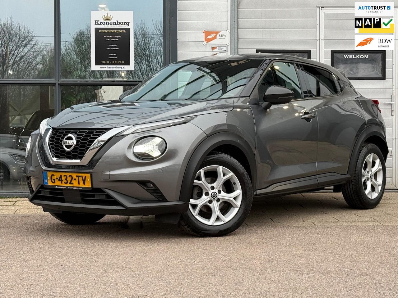 Nissan Juke - 1.0 DIG-T N-Connecta 1.0 DIG-T N-Connecta, CAMERA, CARPLAY, KEYLESS - AutoWereld.nl