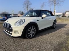 MINI Cabrio - 1.5 Cooper Chili. LED, Half leer, 17". Eerste eig Zeer mooi