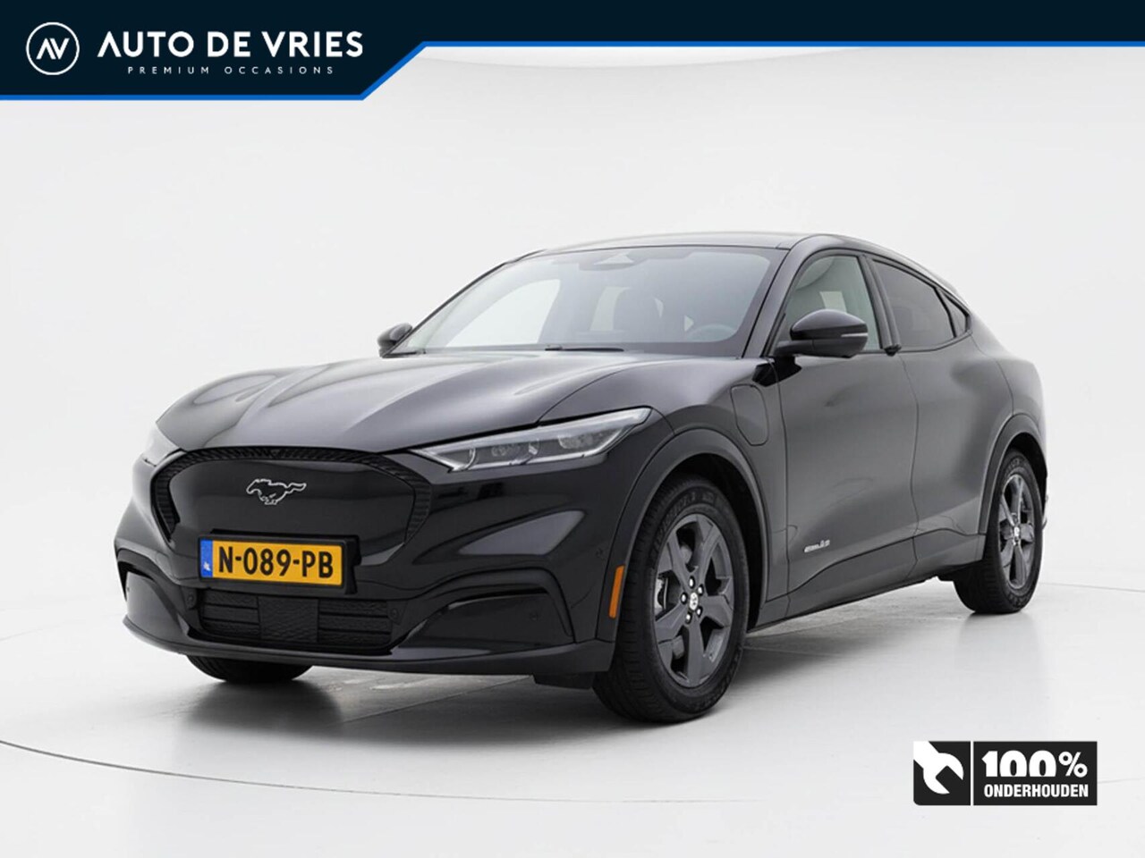 Ford Mustang Mach-E - RWD 75 kWh | SOH 93% | Zwart leder | B&O sound | Winterpakket - AutoWereld.nl