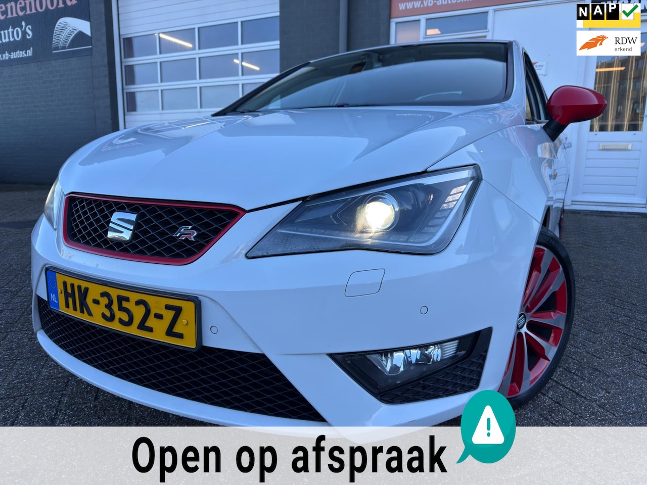 SEAT Ibiza - 1.0 EcoTSI FR Connect van 2de Eigenaar met parkeersensoren - AutoWereld.nl