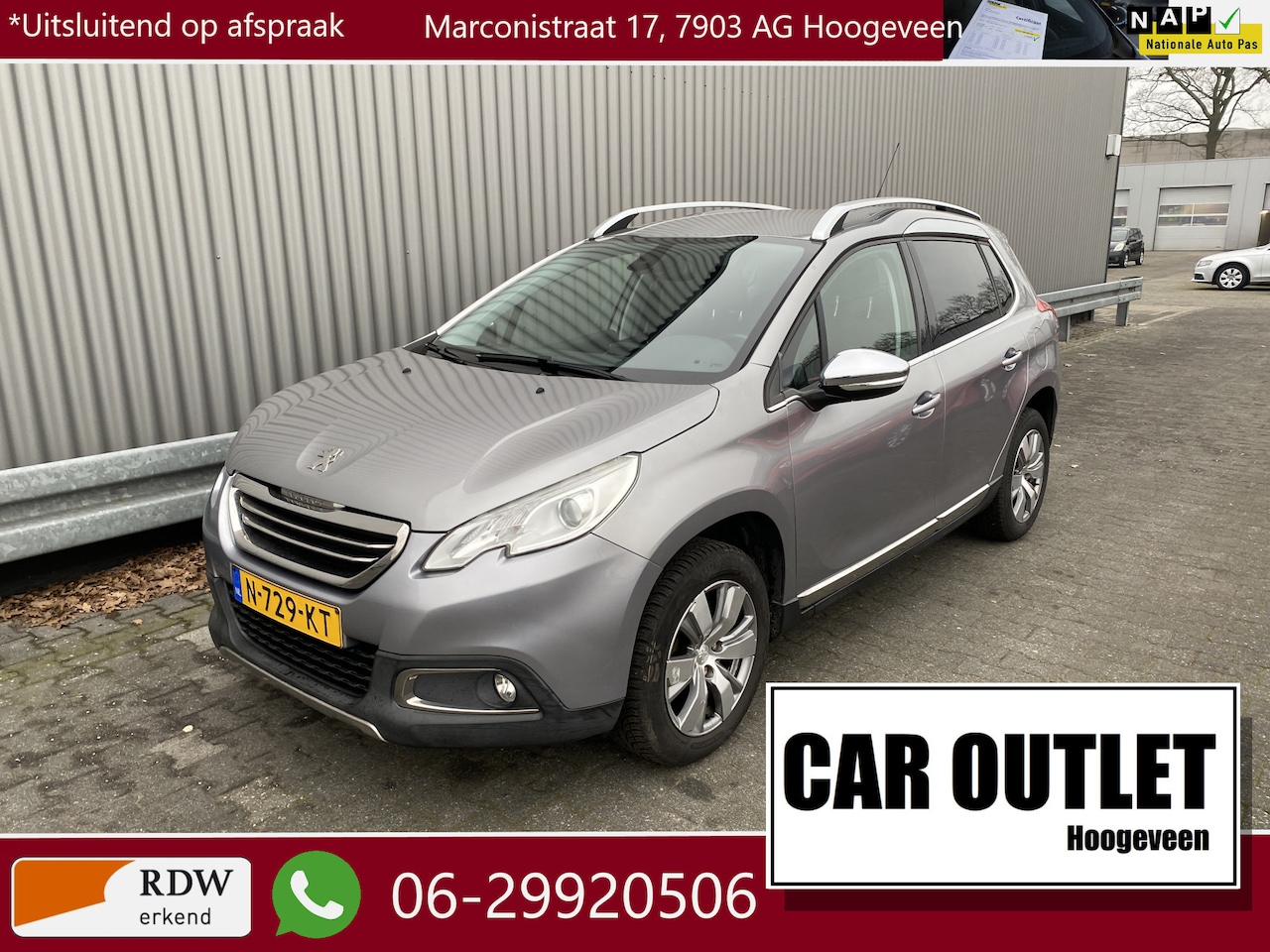 Peugeot 2008 - 1.2 PureTech Access 121Dkm, Leer/Stof, Clima, CC, PDC, LM, nw. APK – Inruil Mogelijk – - AutoWereld.nl