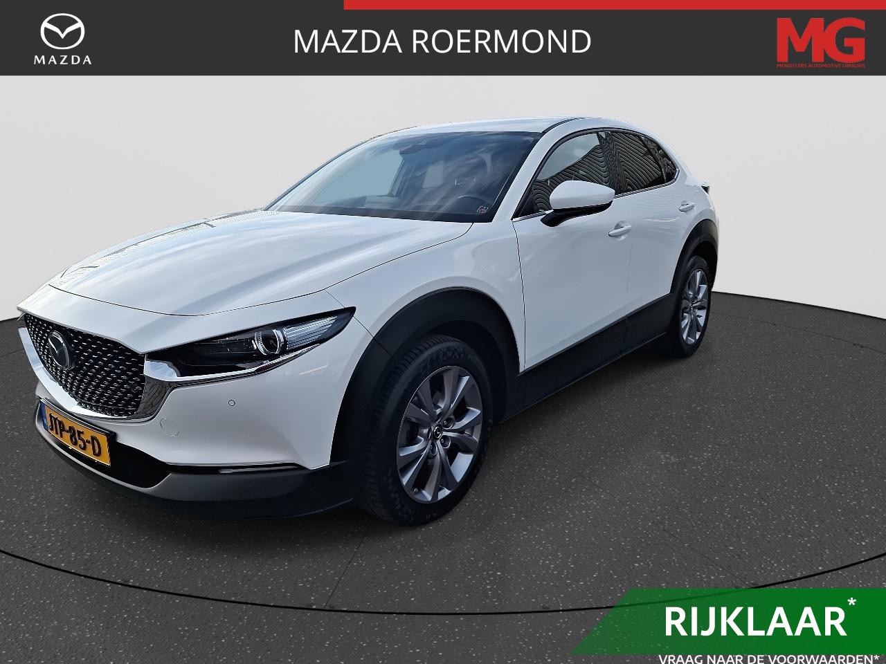 Mazda CX-30 - 2.0 e-SkyActiv-G 150 PK M Hybrid Luxury Automaat | Rijklaar | Leer | 360 Graden Camera | B - AutoWereld.nl