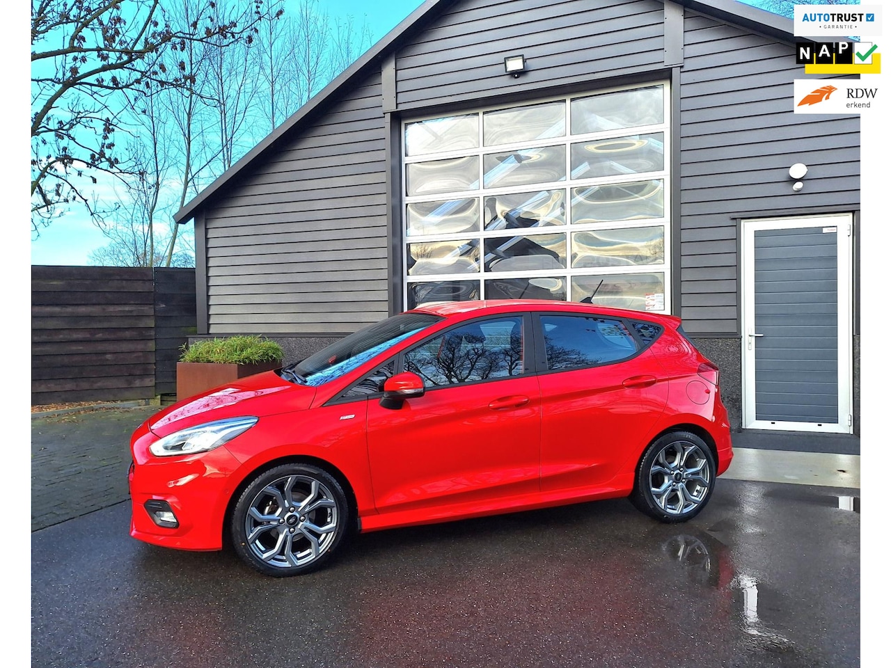 Ford Fiesta - 1.0 EcoBoost ST-Line 1e Eig. BTW-Auto, Full-Map Navi, Apple Carplay, Cruise-Control Adap, - AutoWereld.nl