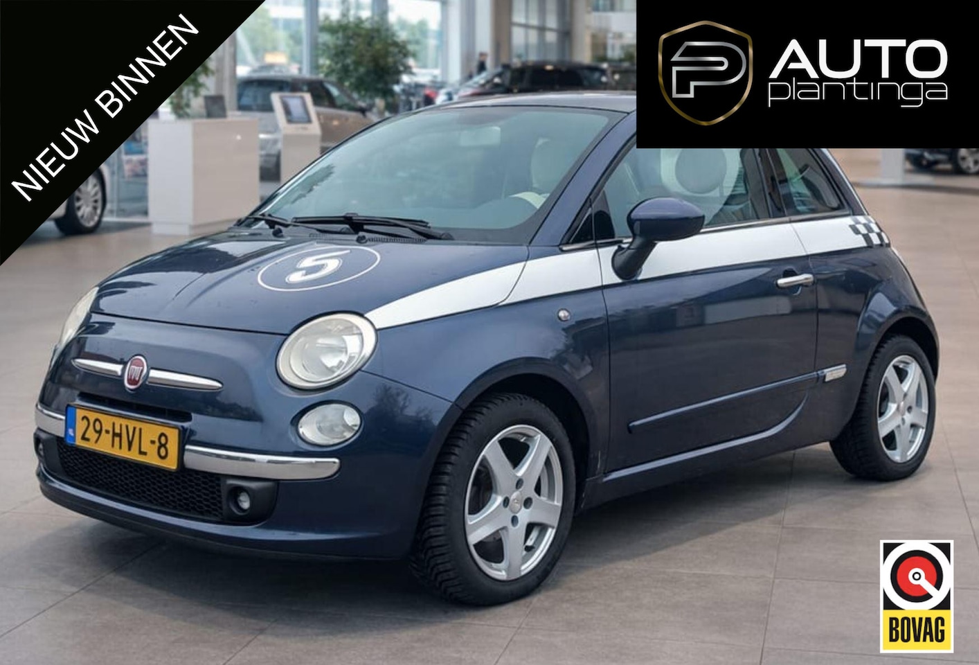 Fiat 500 - 1.2 Lounge | UNIEK | MEER FOTOS VOLGEN! | Nette Staat | D Riem is vervangen in 2025 | 2e E - AutoWereld.nl