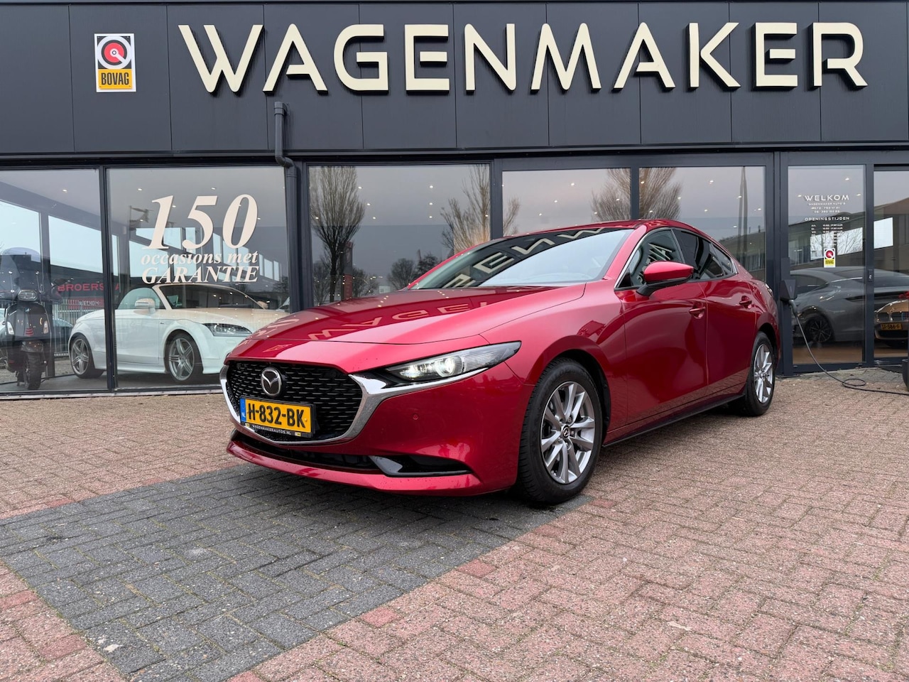 Mazda 3 - 2.0 e-SkyActiv-G M Hybrid 122 Luxury AUT|ACC|NAV|CAM - AutoWereld.nl