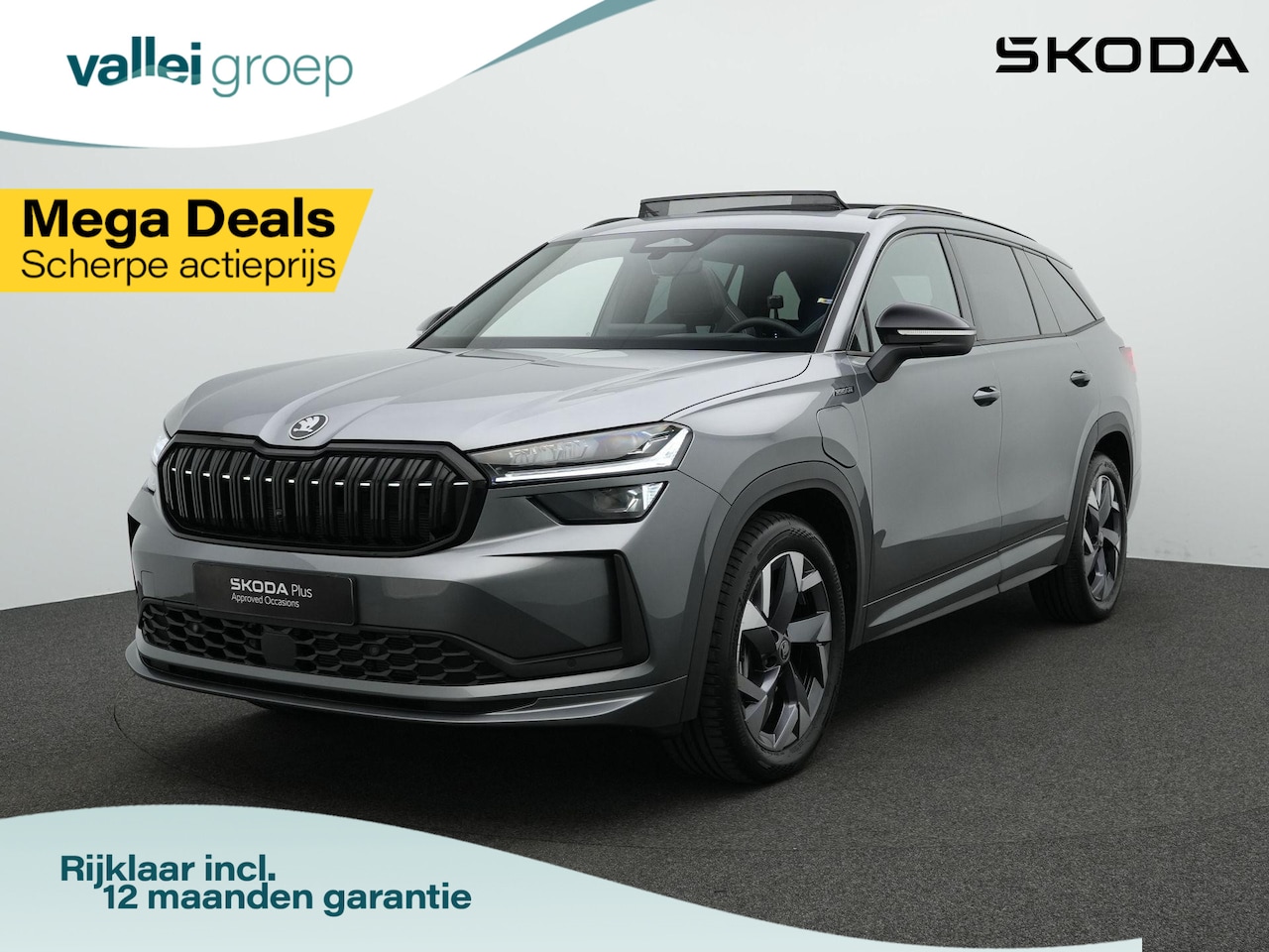 Skoda Kodiaq - 1.5 TSI PHEV 204 pk DSG Sportline Business | Panoramadak | Trekhaak | Head-up display | Ge - AutoWereld.nl