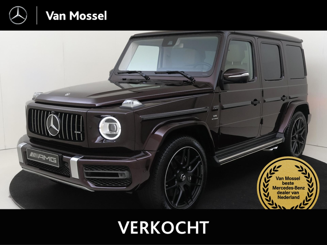Mercedes-Benz G-klasse - 63 AMG /Premium Plus /Burmester /Rijassistentiepakket /Massage stoelen /Schuifdak - AutoWereld.nl