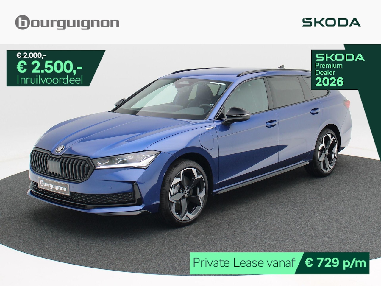Skoda Superb Combi - Sportline Business 1.5 TSI PHEV 204 PK | Trekhaak | Adaptive cruise control | Stoelverwarm - AutoWereld.nl