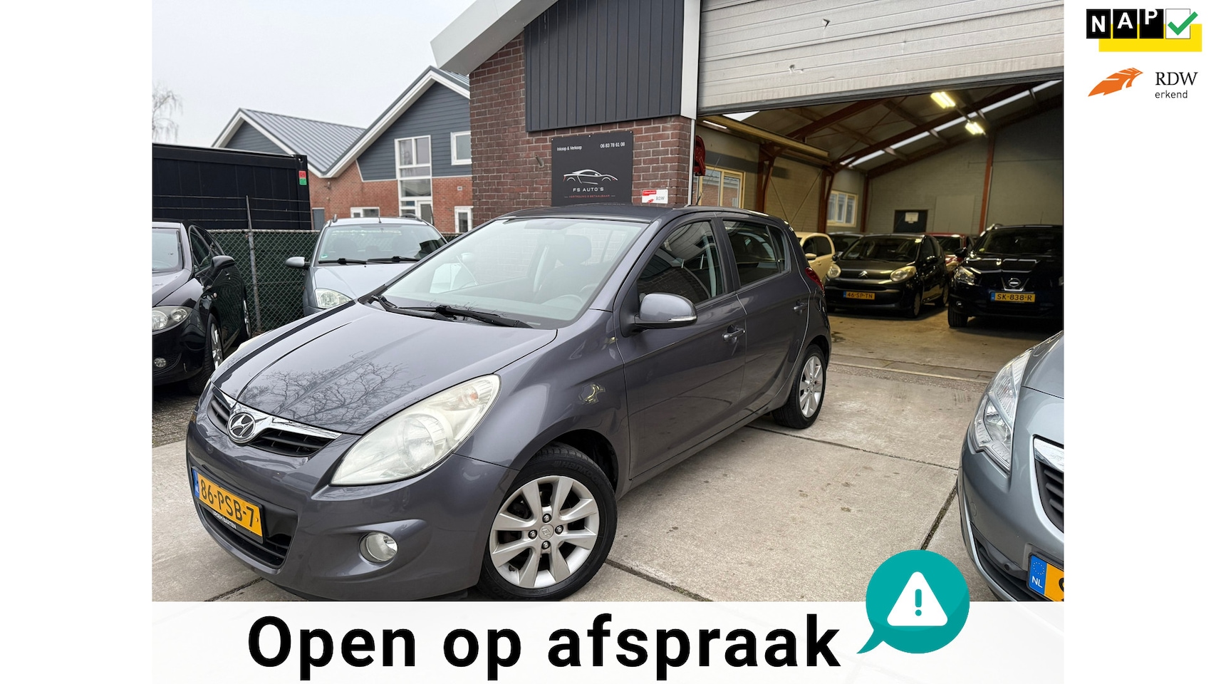 Hyundai i20 - 1.2i i-Motion |NEW APK|NAP KM|NEW KOPPELING|AIRCO|ELECT.PAKKET|AUX/USB|LM VELGEN|MULTFUNCT - AutoWereld.nl