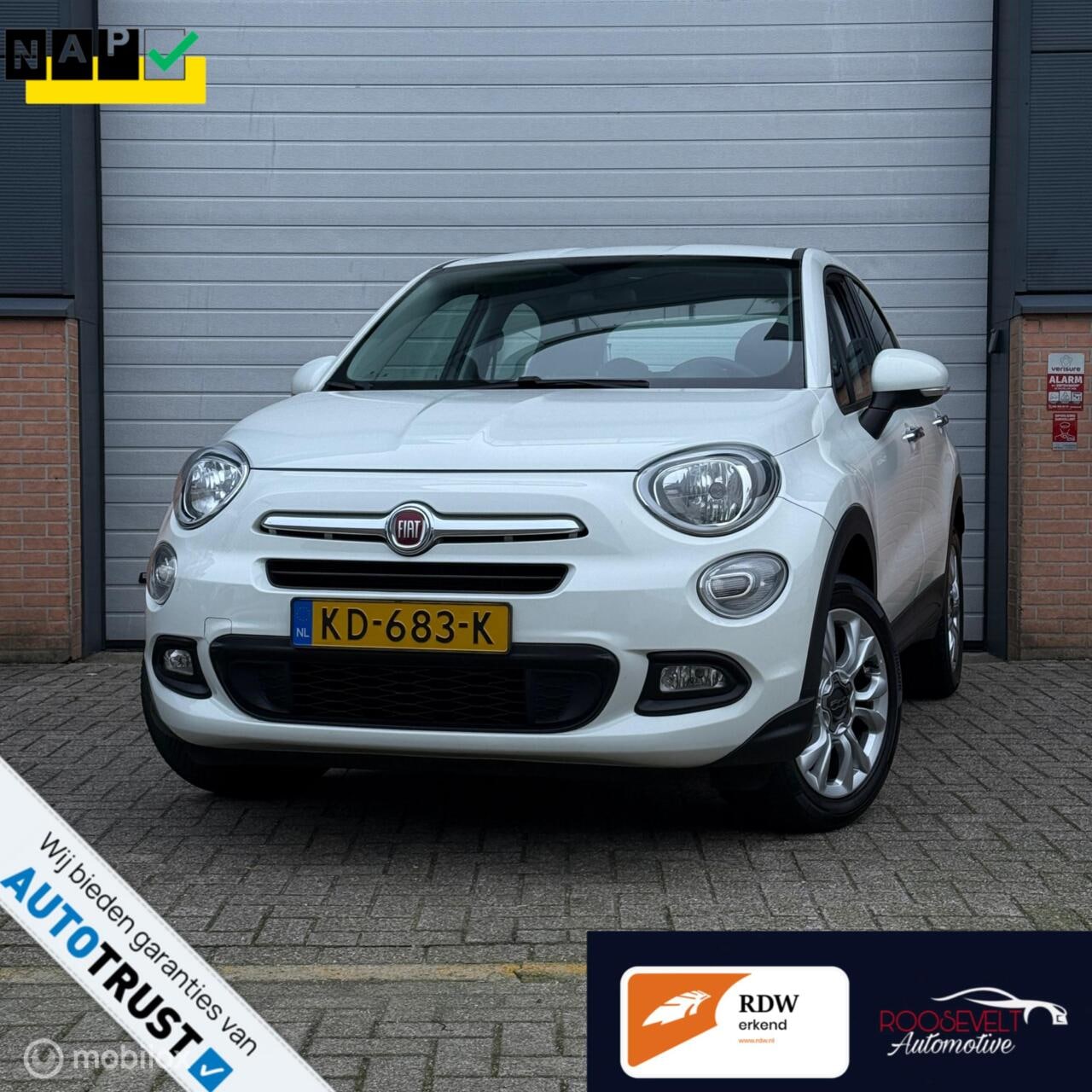 Fiat 500 X - 1.6 PopStar / CRUISE / KEYLESS / NAP / NIEUWSTAAT - AutoWereld.nl