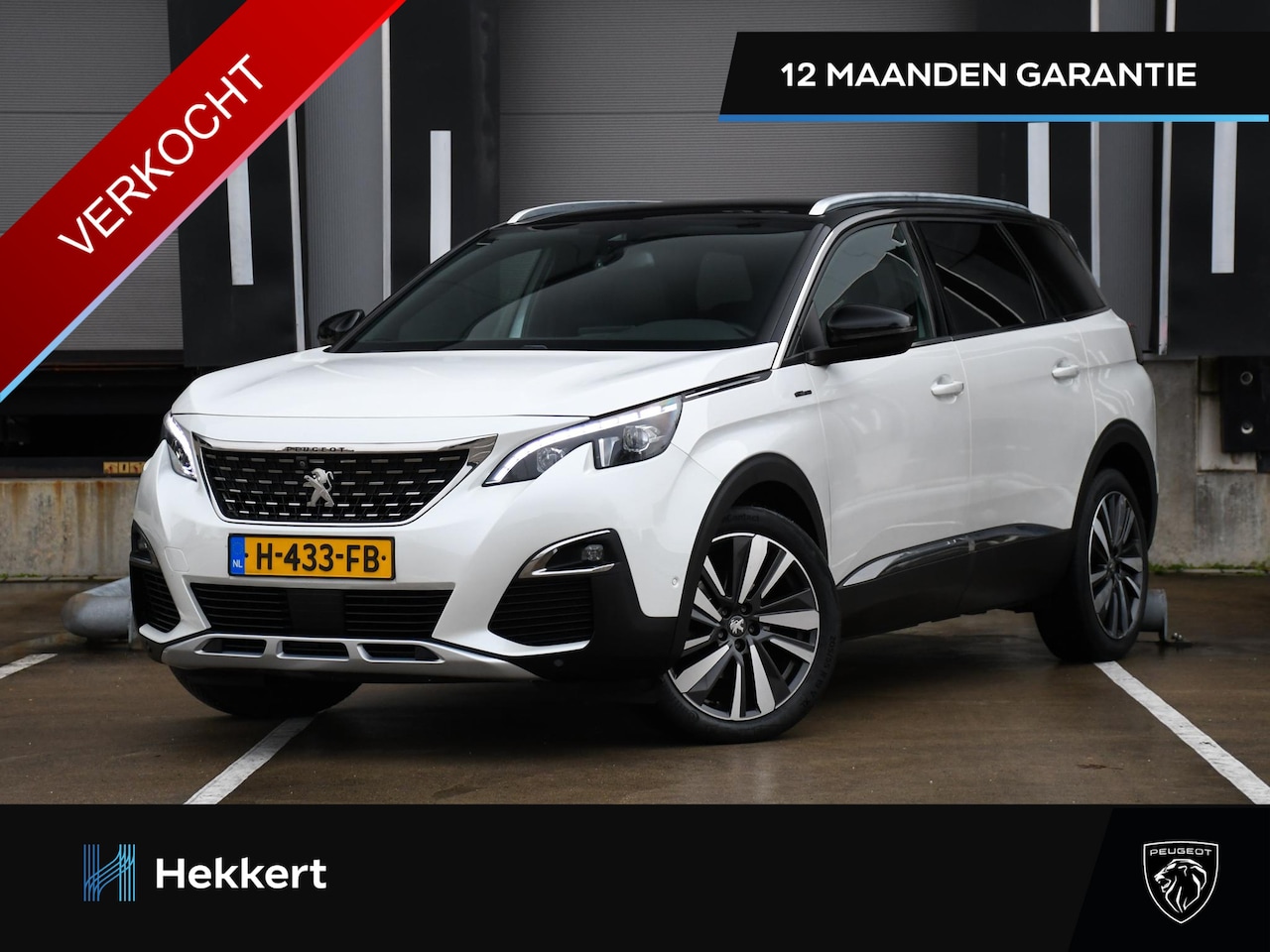 Peugeot 5008 - GT-Line Avantage 1.2 PureTech 130pk Automaat 7-PERS. | LEDER | MASSAGE | DODE HOEK | CRUIS - AutoWereld.nl