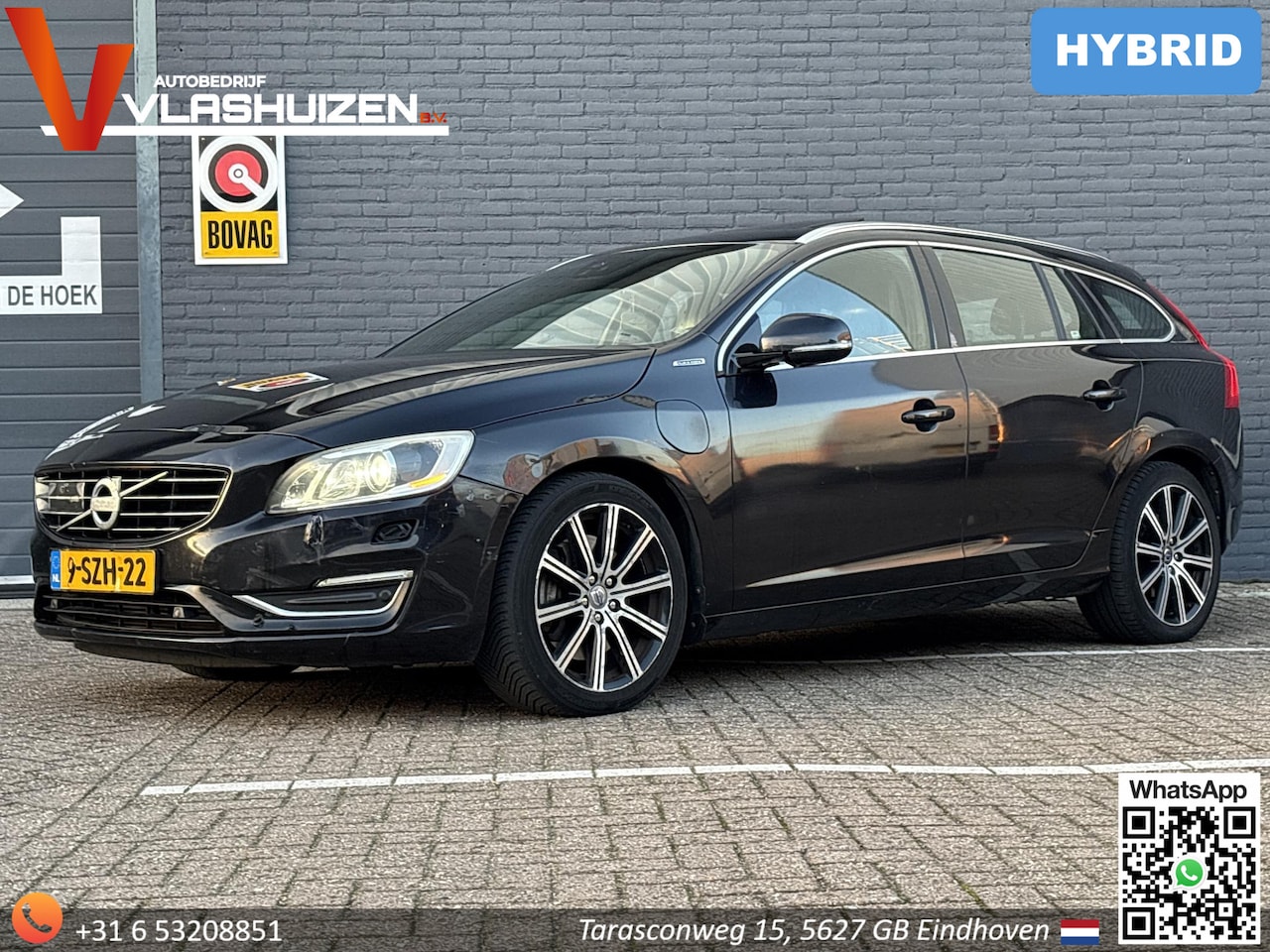 Volvo V60 - 2.4 D6 AWD Plug-In Hybrid Summum | Schuif/Kanteldak | Leder | Cruise | Climate | Navi | PD - AutoWereld.nl