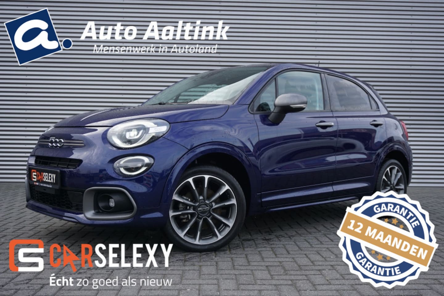 Fiat 500 X - 131PK Hybrid Sport AUTOMAAT | LED KOPLAMPEN | NAVI - AutoWereld.nl