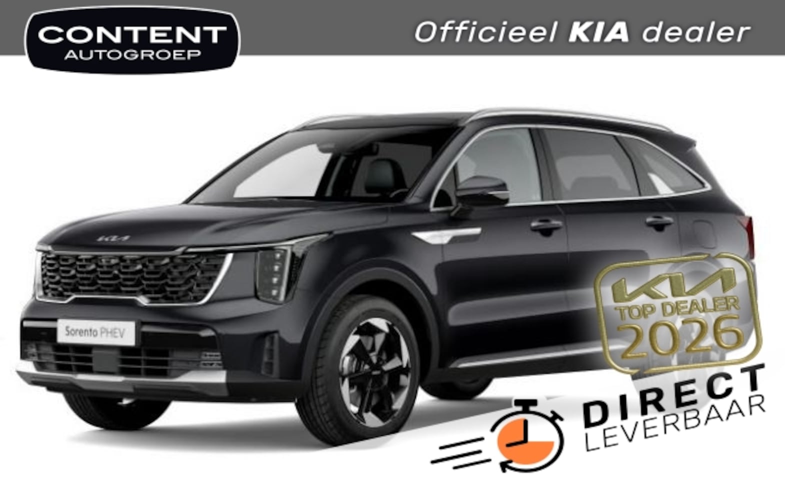 Kia Sorento - 1.6 T-GDi 252pk Plug-in Hybrid Aut AWD ExecutiveLine I Op voorraad I - AutoWereld.nl