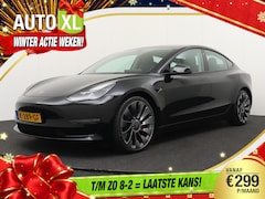 Tesla Model 3 - Performance AWD 75 kWh 92%SOH Autopilot Stoelverw. V+A