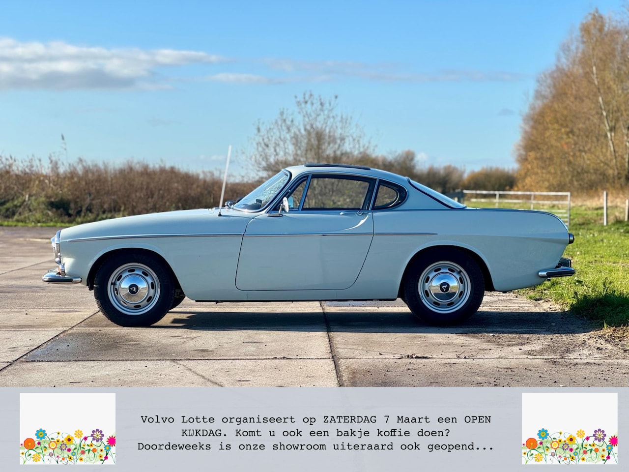 Volvo 1800 - 1800S Leren schuifdak, prachtige kleurstelling, nardi stuur, technisch super - AutoWereld.nl