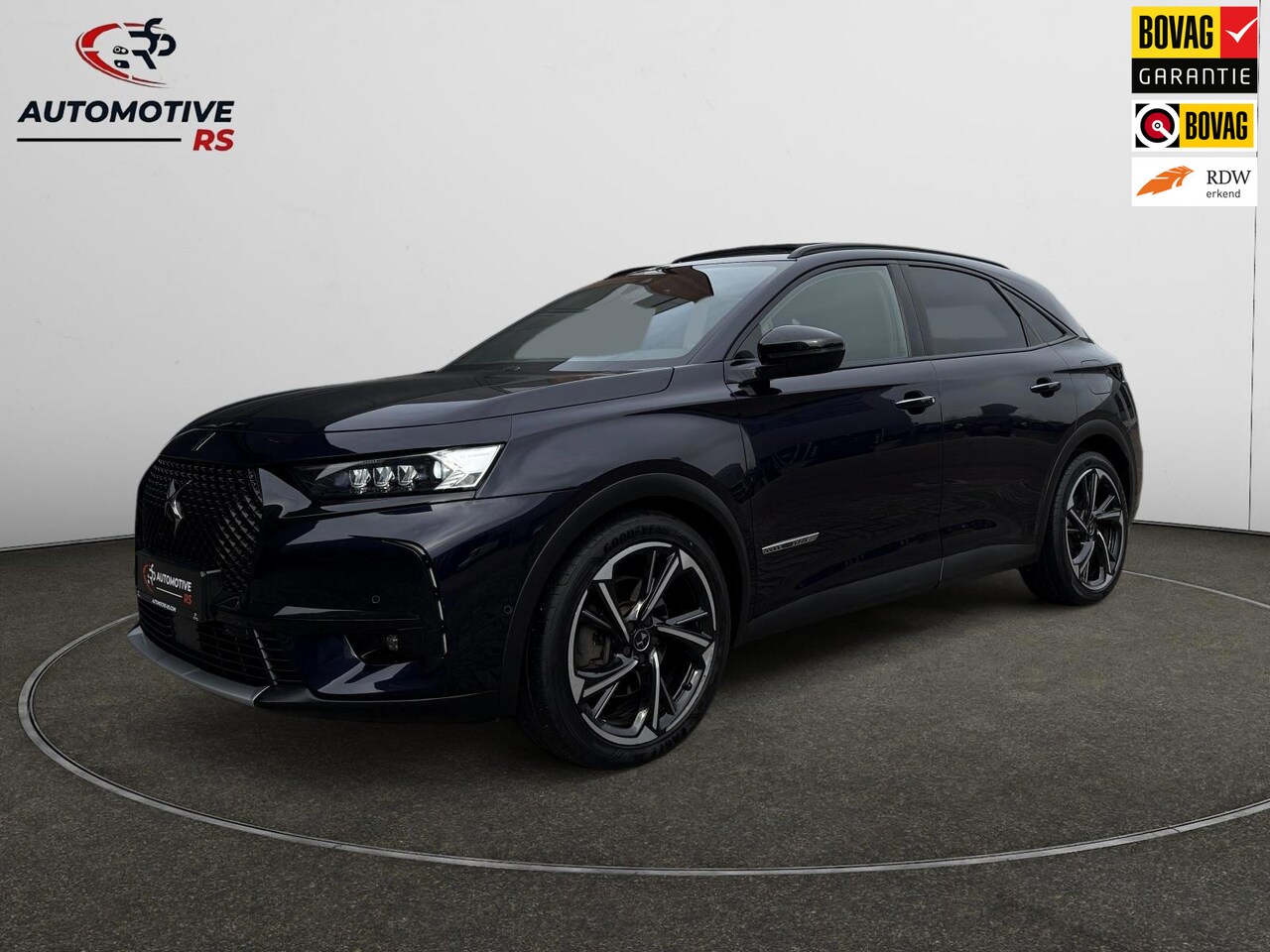 DS 7 Crossback - 1.6 E-TENSE Aut. Louvre Acc Led Memory Stoelmassage Keyless 360° Pano Leder Elektr. Achter - AutoWereld.nl