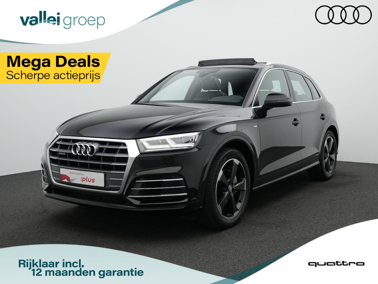Audi Q5 - 2.0 TFSI 252 pk S-tronic quattro Sport S-Line Edition | Panoramadak | Luchtvering | Trekha - AutoWereld.nl