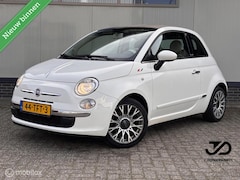Fiat 500 C - 0.9 Cabrio Nieuwe APK Leder Parkeersensoren Airco