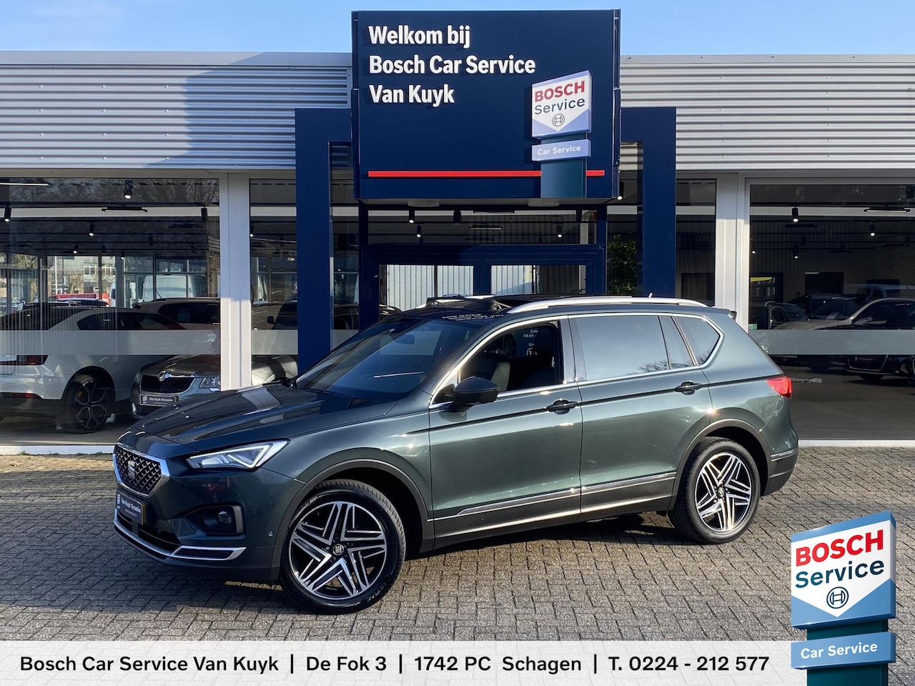 SEAT Tarraco - 1.5 TSI Xcellence / Automaat / NL-Auto / Vol-Leder / Open-Panodak / Stoelverwarming V+A / - AutoWereld.nl