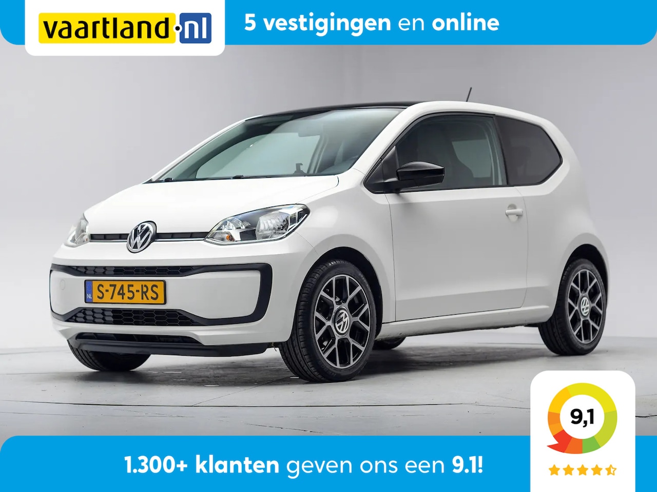 Volkswagen Up! - UP! Aut. [PDC LM velgen Airco DAB+ ] - AutoWereld.nl