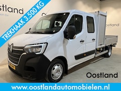 Renault Master - 2.3 dCi 145 PK L4 DL RWD DC Dubbel Cabine Open Laadbak / Euro 6 / Trekhaak 3500 KG / Airco