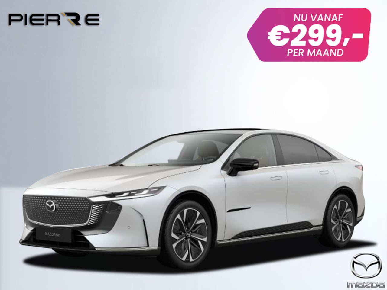 Mazda 6e - NU VOOR € 299,- PER MAAND! * TAKUMI 68.8 kWh NAVIGATIE | PANORAMA DAK | 19 INCH LMV | ROND - AutoWereld.nl