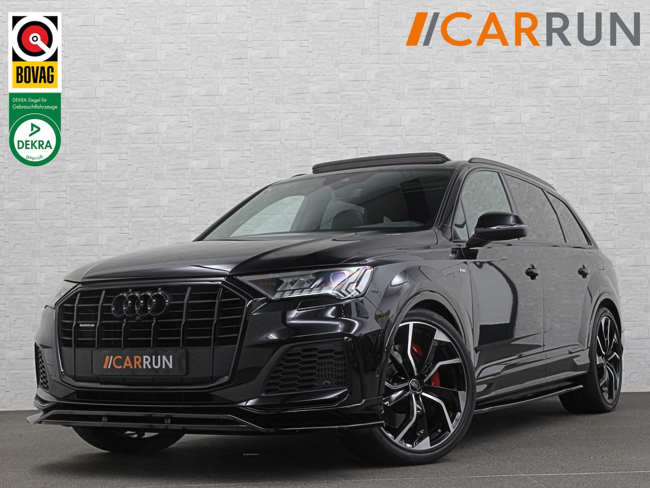 Audi Q7 - 3.0 V6 380pk Hybrid S-Line Sportpack | Panorama | Leder | Luchtvering | 22" | LED-Matrix | - AutoWereld.nl