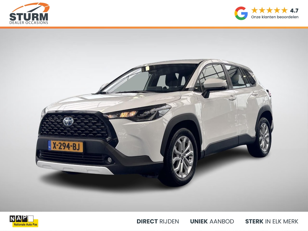 Toyota Corolla Cross - 2.0 High Power Hybrid Active NL-Auto, Stuur- + Stoelverwarming! - AutoWereld.nl