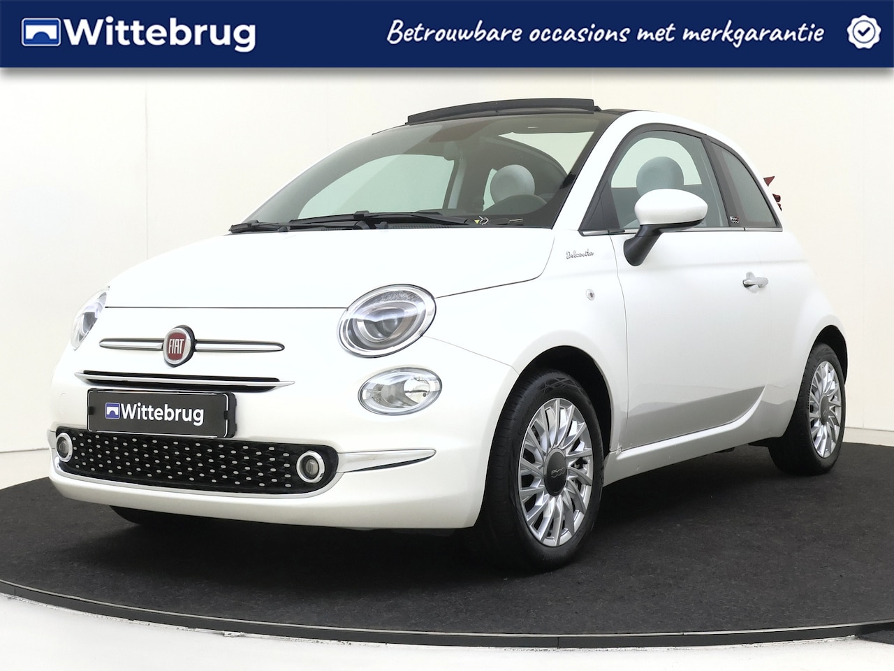 Fiat 500 - 1.0 Hybrid RED | Open Dak | Carplay | Airco | | Pack Tech | Pack Navigatie | - AutoWereld.nl