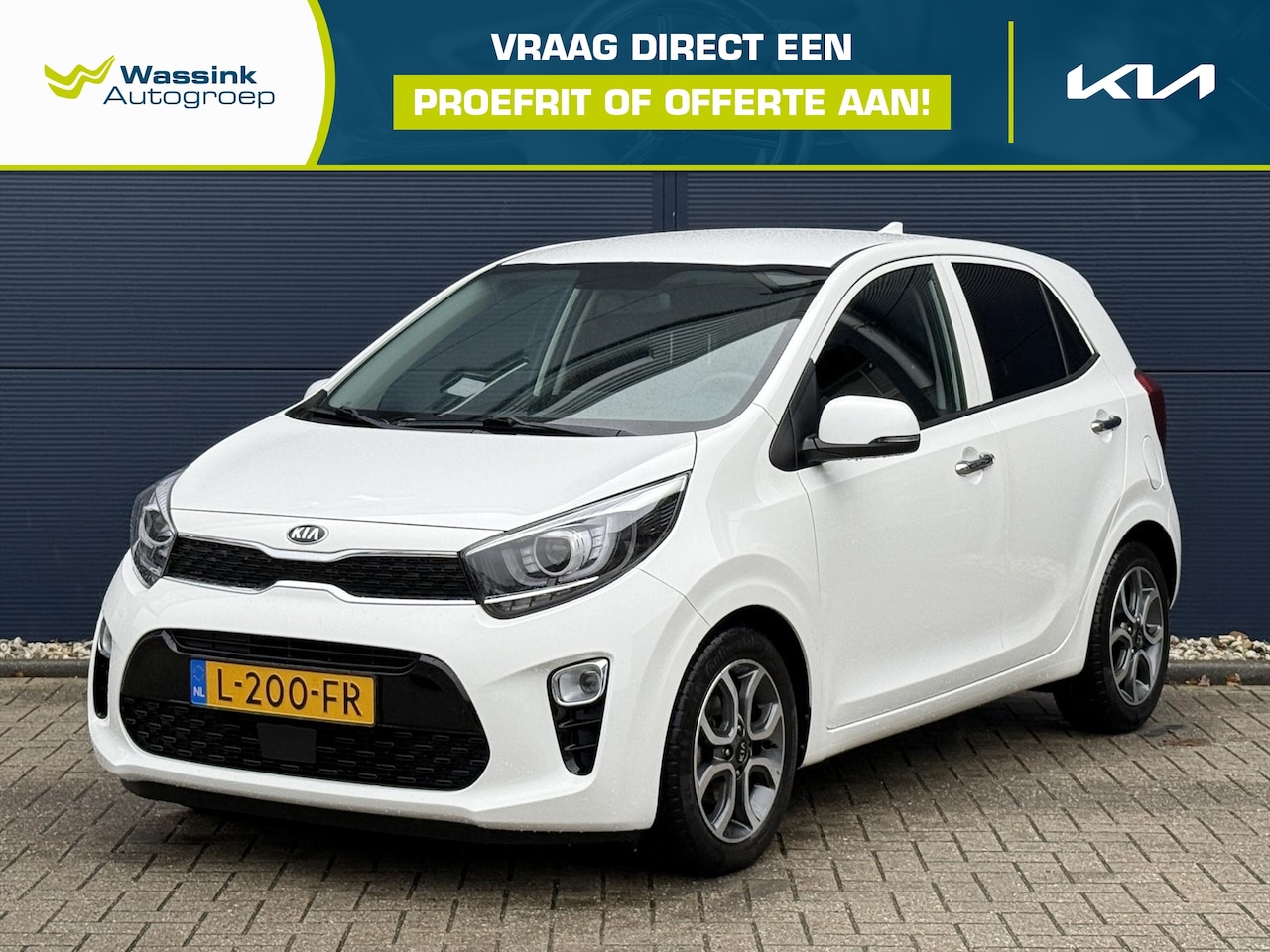 Kia Picanto - 1.0 MPi 67pk 4-zits DynamicPlusLine | Navigatie | Camera | Carplay/Android Auto | Lage kms - AutoWereld.nl