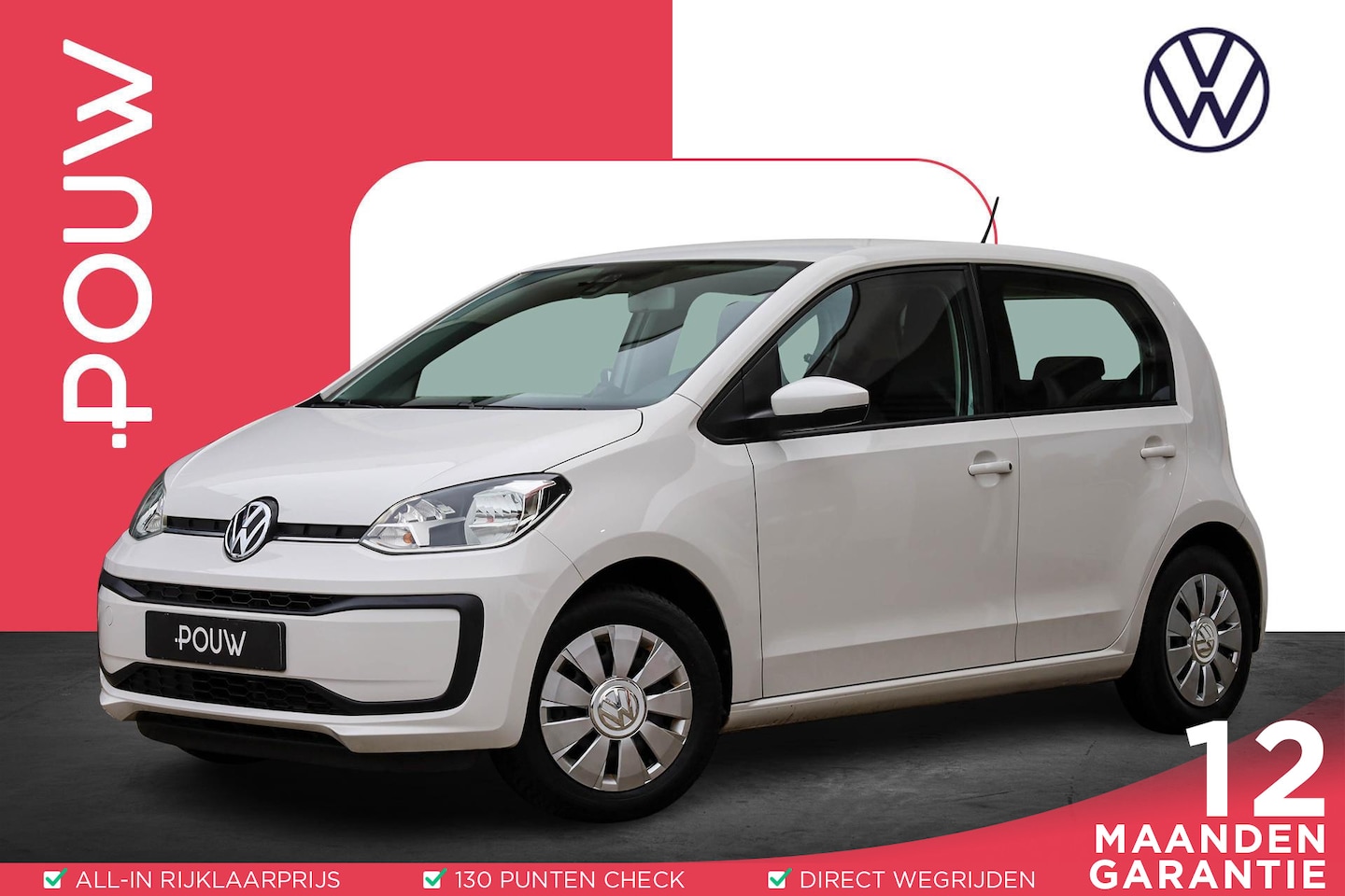 Volkswagen Up! - 1.0 60pk Move up! | DAB | All Season Banden | Bluetooth | Airco - AutoWereld.nl