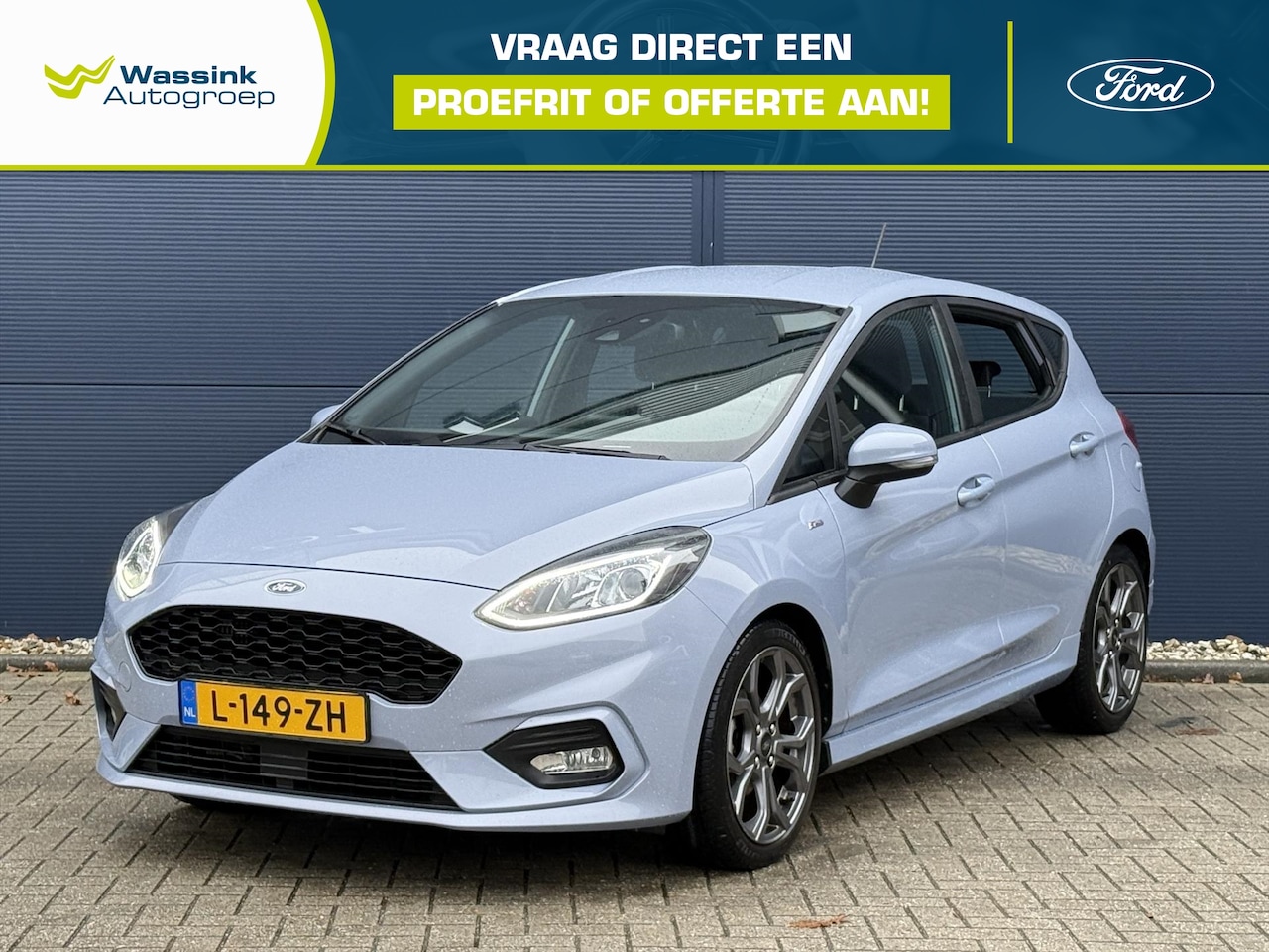 Ford Fiesta - 1.0 EcoBoost 125pk HYBRID ST-Line | Xenon | 17 inch | Parkeerhulp | Climate control | Stuu - AutoWereld.nl