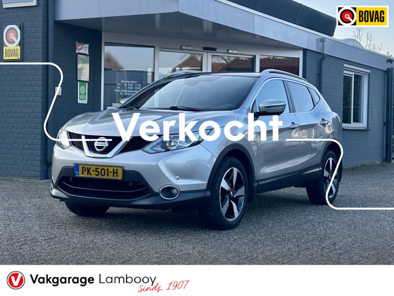 Nissan Qashqai - 1.6 Tekna Trekhaak Navigatie Camera Pano - AutoWereld.nl
