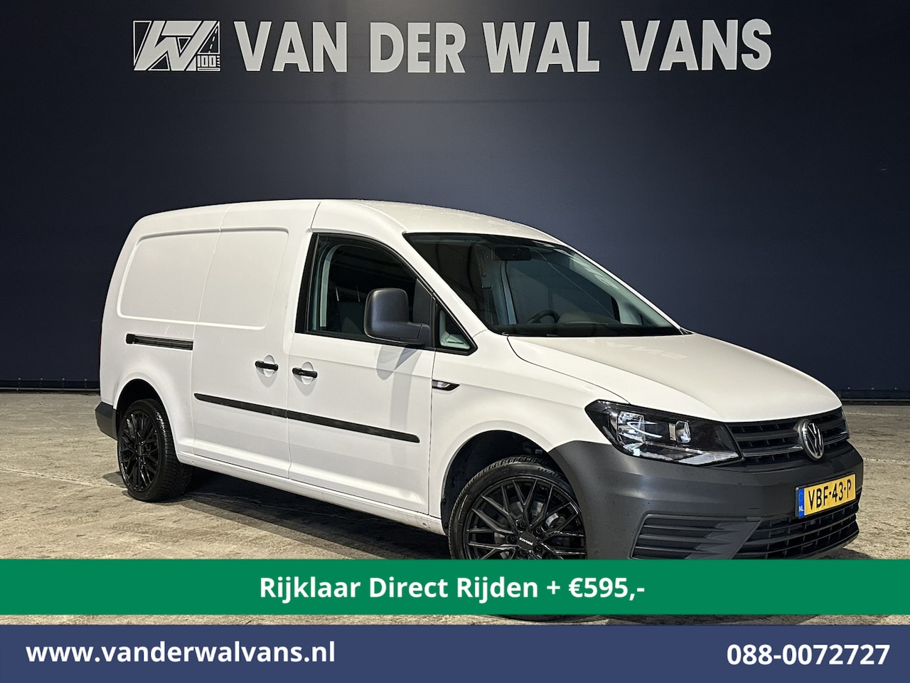 Volkswagen Caddy Maxi - 2.0 TDI L2H1 Euro6 *Rijklaar Direct Rijden* Airco | LM velgen | Navigatie | Apple Carplay - AutoWereld.nl