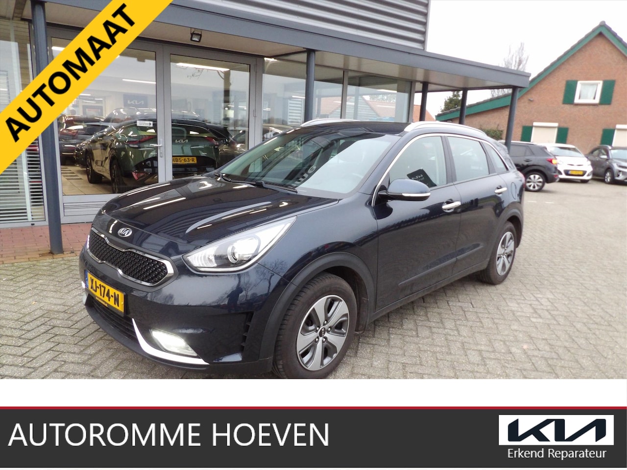 Kia Niro - 1.6 Hybrid AUTOMAAT DynamicLine Org. Ned. trekhaak - AutoWereld.nl