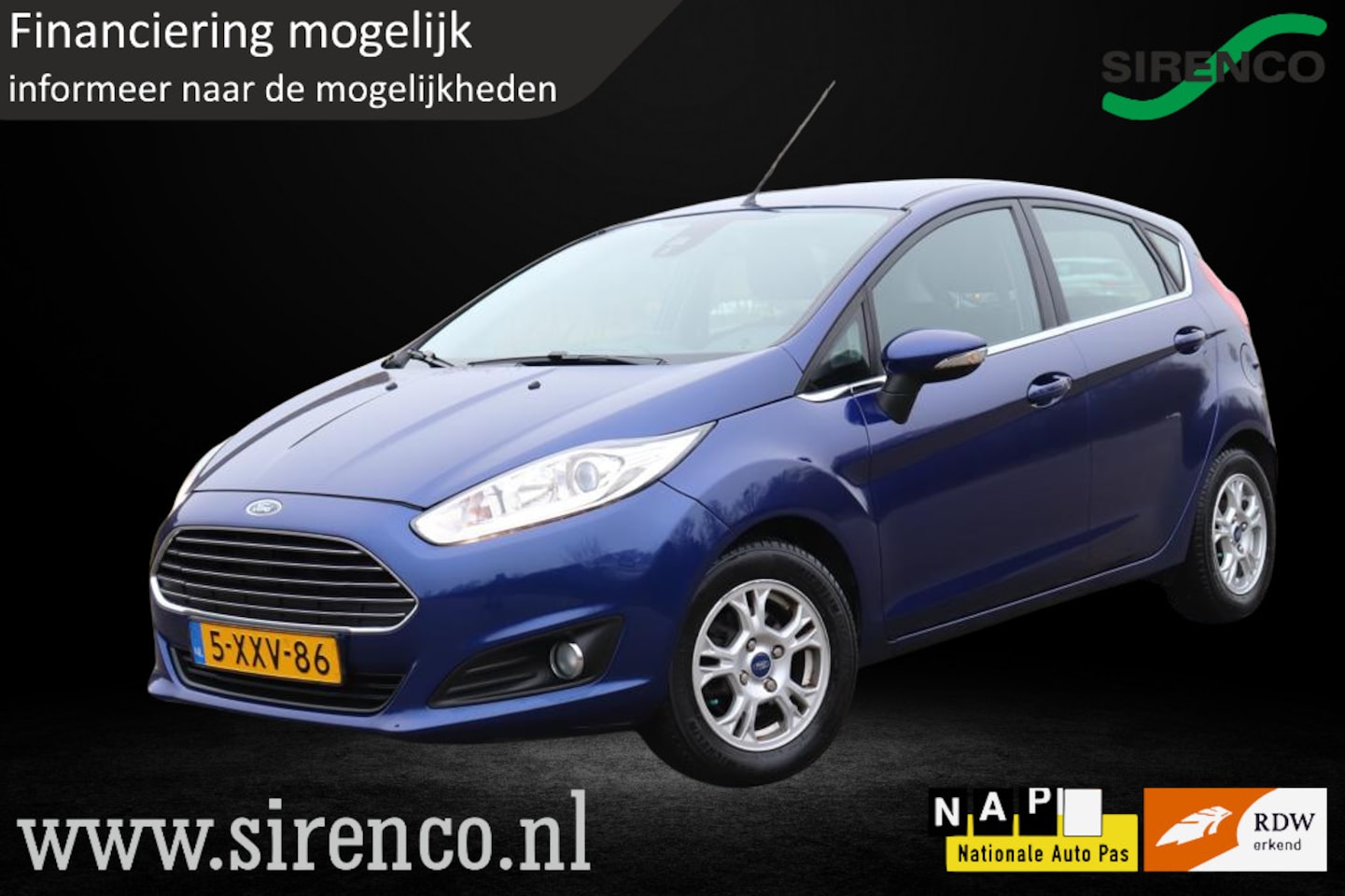 Ford Fiesta - 1.6 TDCi Titanium | keyless | climate & cruise control | navigatie | bluetooth | nieuw mod - AutoWereld.nl