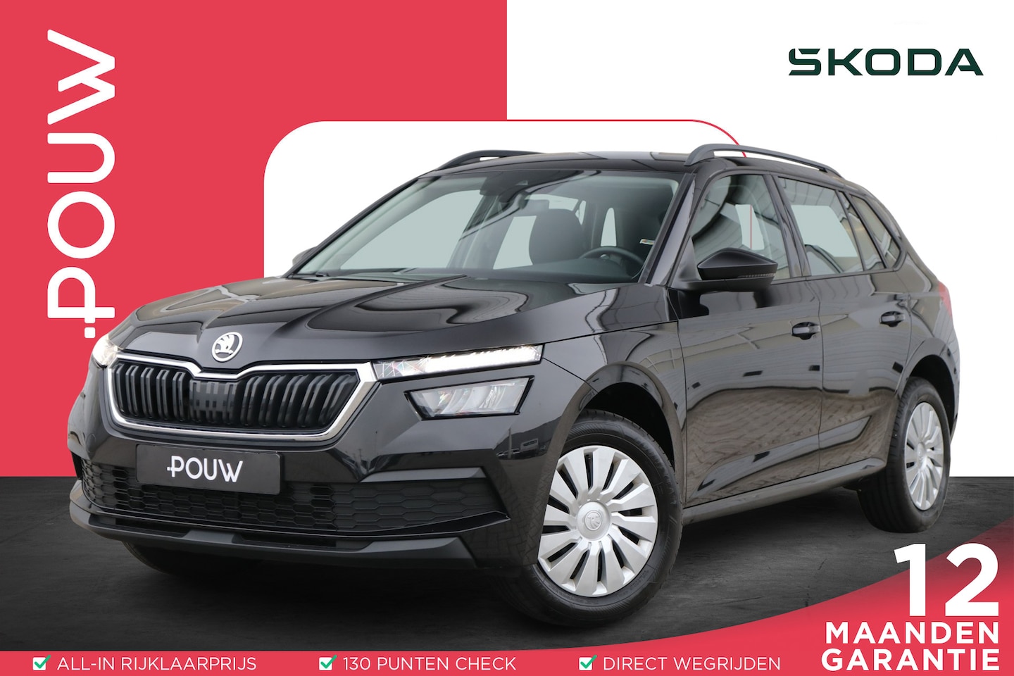 Skoda Kamiq - 1.0 TSI 95pk Active | Trekhaak | Airco | PDC Achter | Cruise Control - AutoWereld.nl