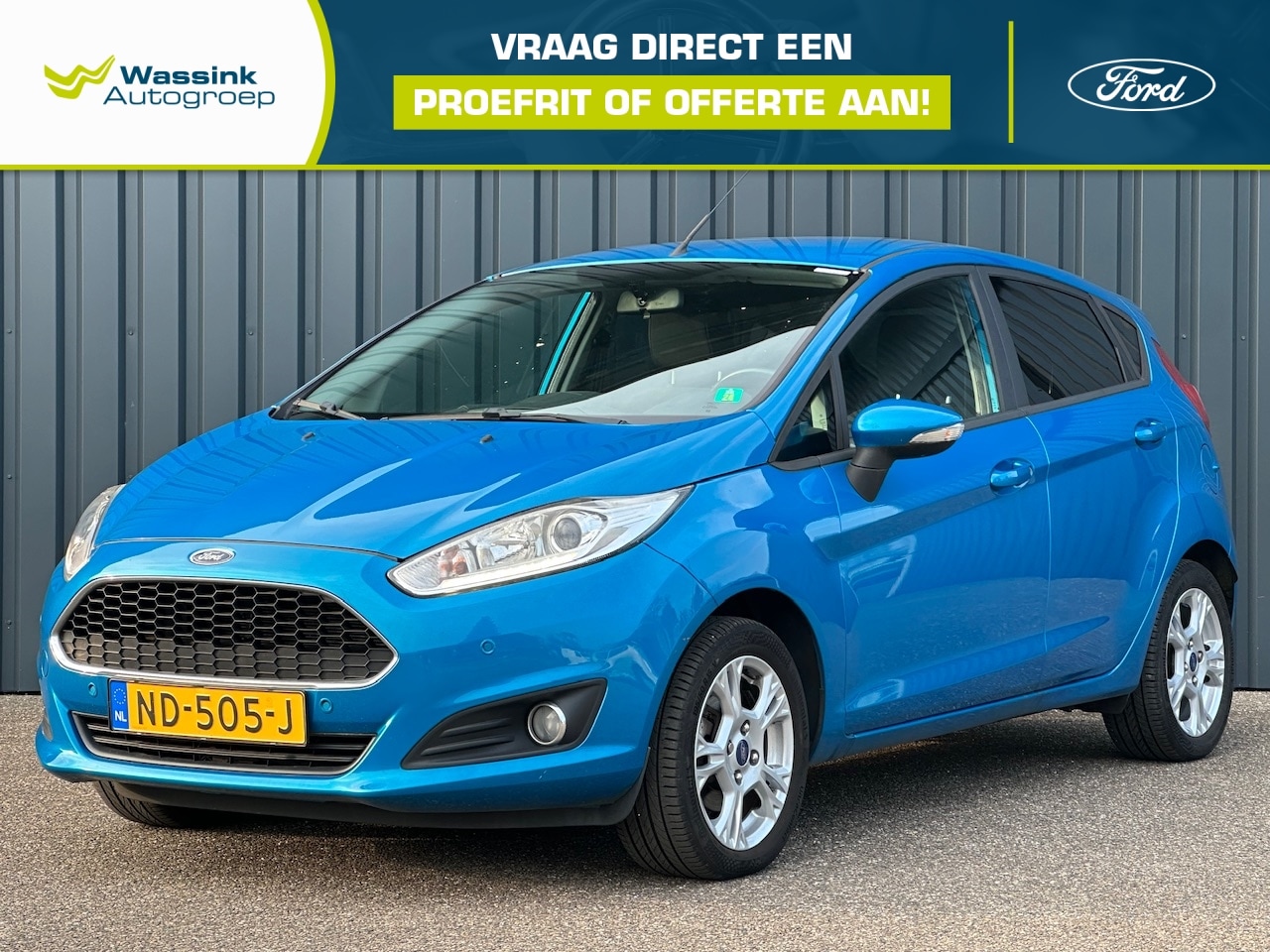 Ford Fiesta - 1.0 80PK 5D S/S Style Ultimate I NL Auto 1e Eigenaar I Parkeersensoren V+A I Lichtmetaal 1 - AutoWereld.nl