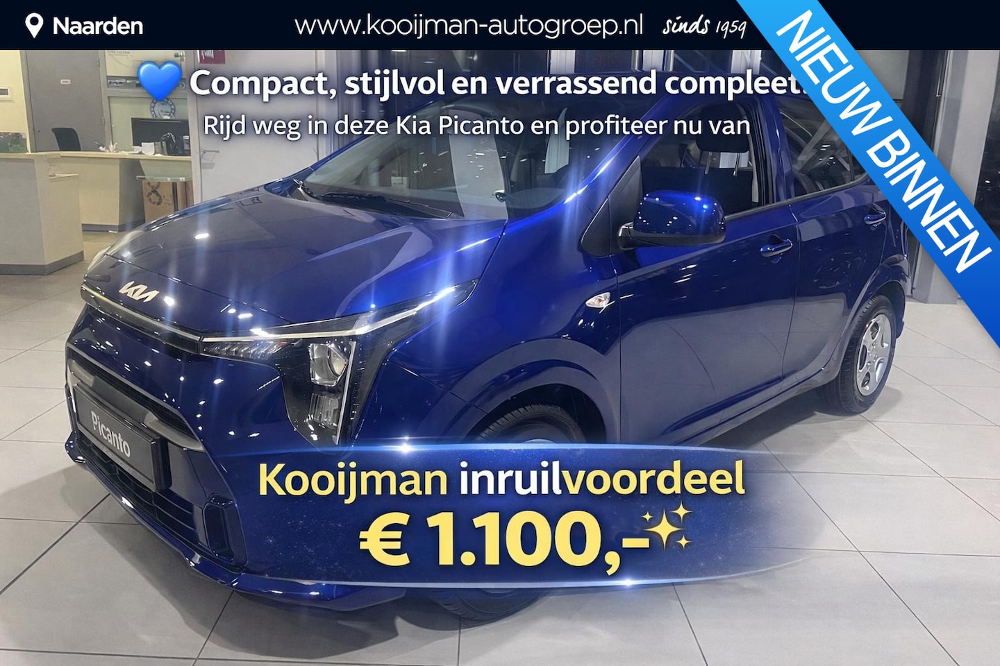 Kia Picanto - 1.0 GDi DynamicLine TIJDELIJK INRUIL VOORDEEL €1100,-!! - AutoWereld.nl