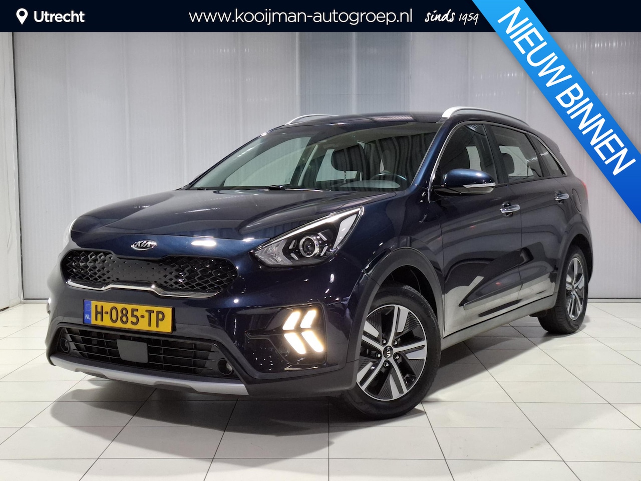Kia Niro - 1.6 GDi Hybrid DynamicLine Apple Carplay/Android Auto, Navigatie, Camera. - AutoWereld.nl